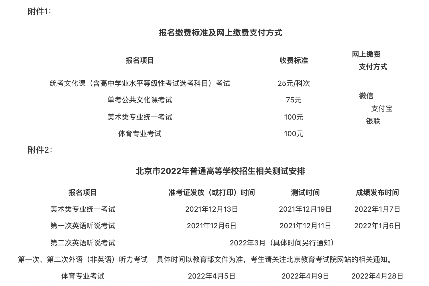 2021年北京高考报名时间？